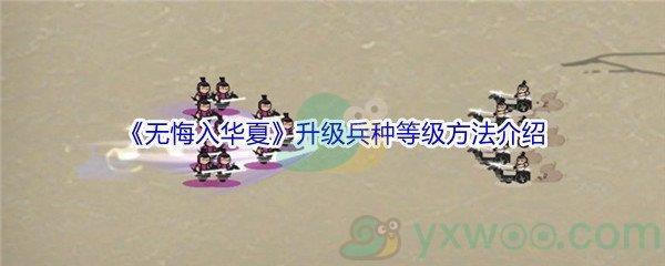 无悔入华夏升级兵种等级方法介绍