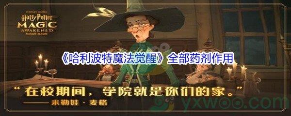 哈利波特魔法觉醒全部药剂作用效果介绍