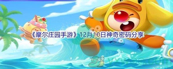 2021摩尔庄园手游12月10日神奇密码分享