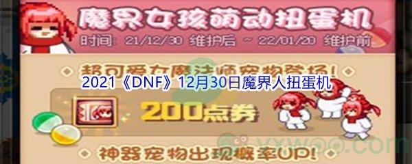 2021DNF12月30日魔界人扭蛋机介绍