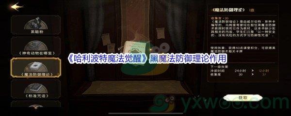 哈利波特魔法觉醒魔器黑魔法防御理论作用介绍