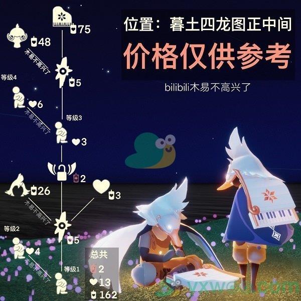 sky光遇骑士跪先祖兑换图表介绍