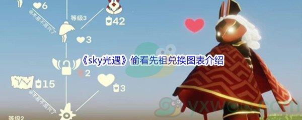 sky光遇偷看先祖兑换图表介绍