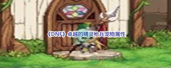 DNF卓越的精灵枪兵宠物属性介绍