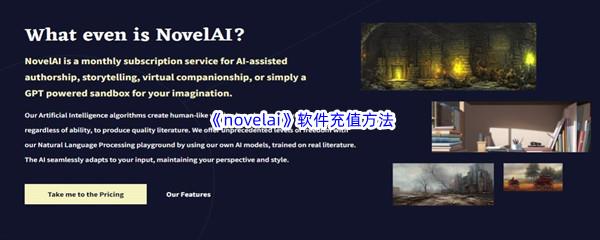 novelai软件充值方法介绍