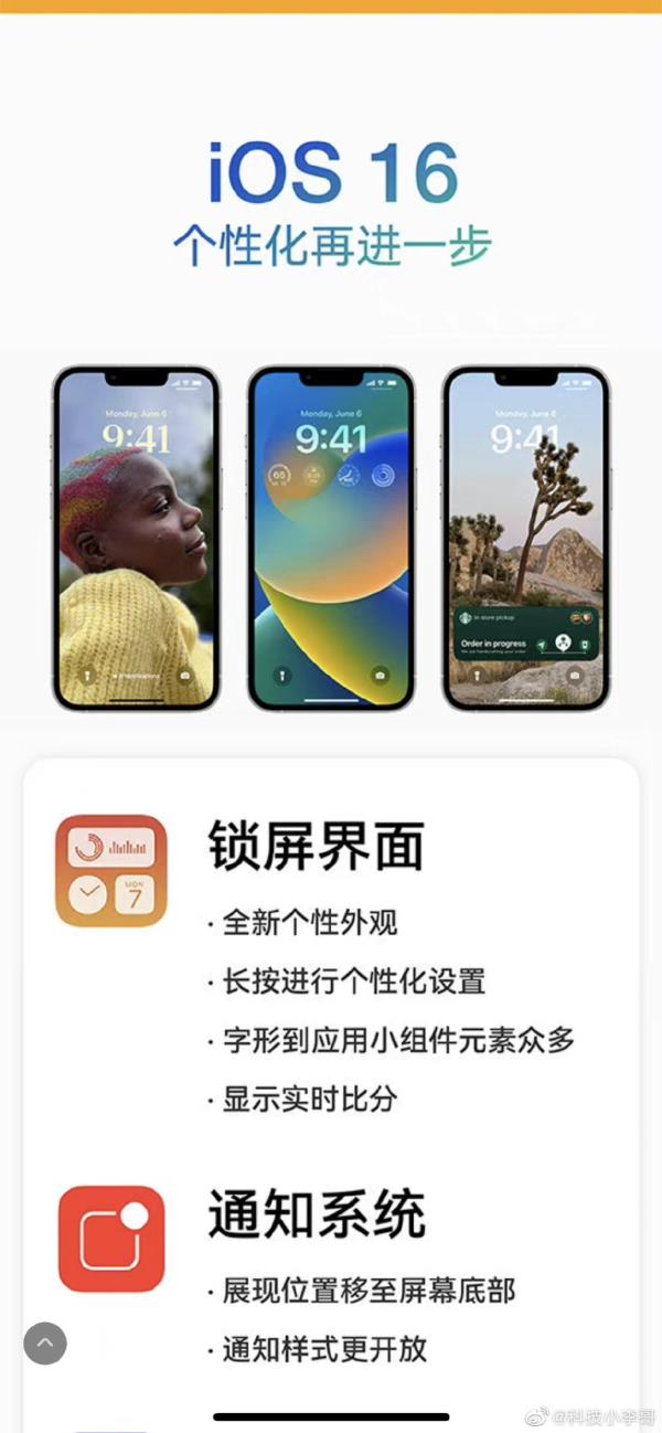 iOS16更新了什么